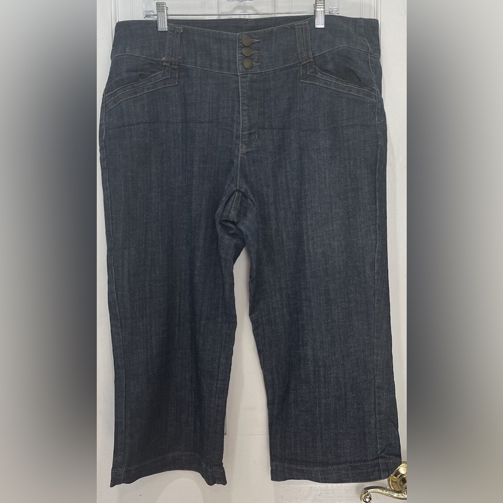 DB Dress Barn Cropped Blue Jeans Women’s Size 16